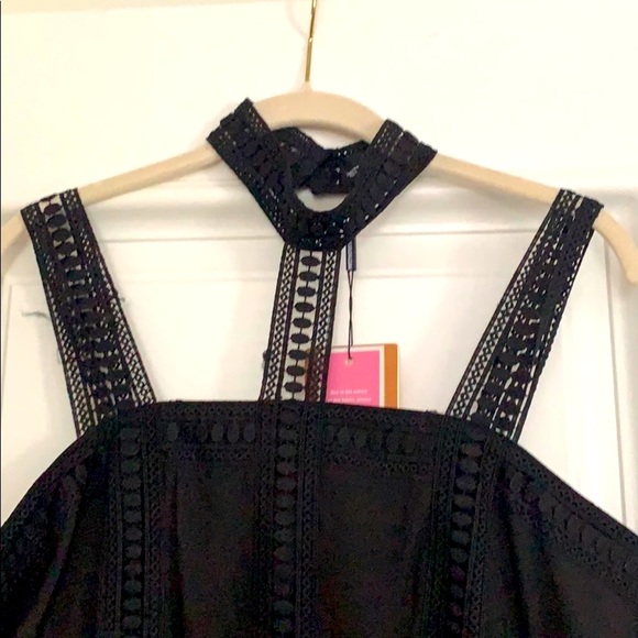 NWT Pretty Little Thing black choker dress midi - Picture 2 of 10